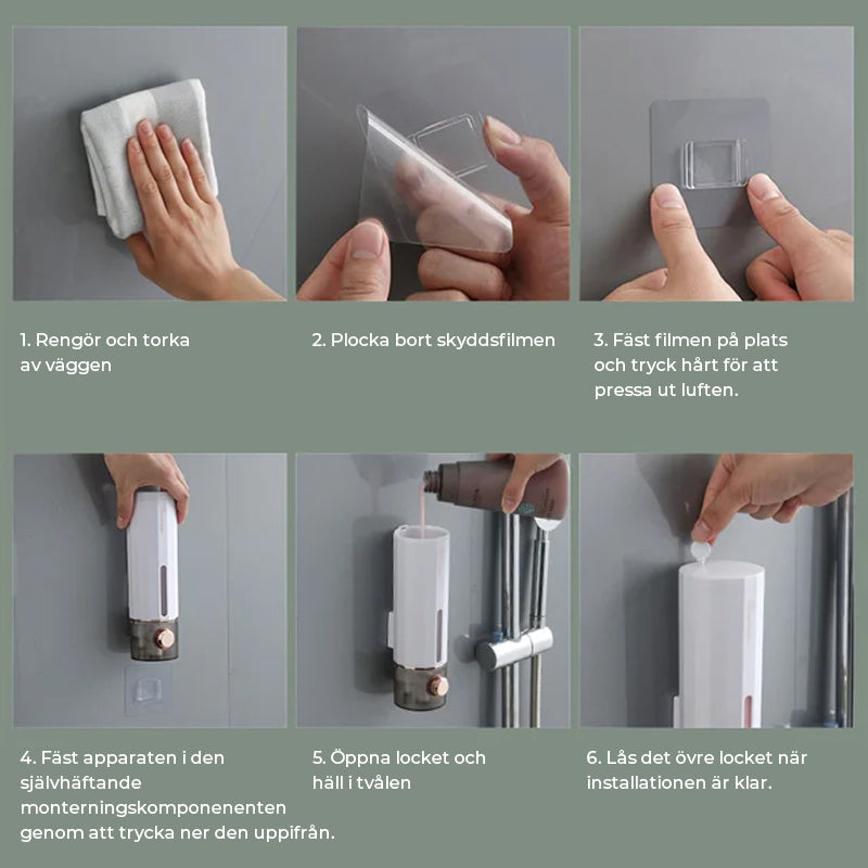 Wall-Mounted Shower Soap Dispenser