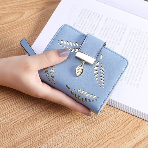 Wallet with Leaf Charm Design