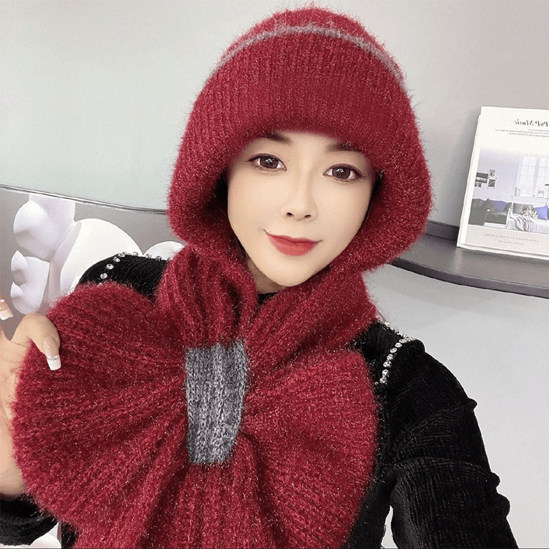 Warm Hooded Scarf