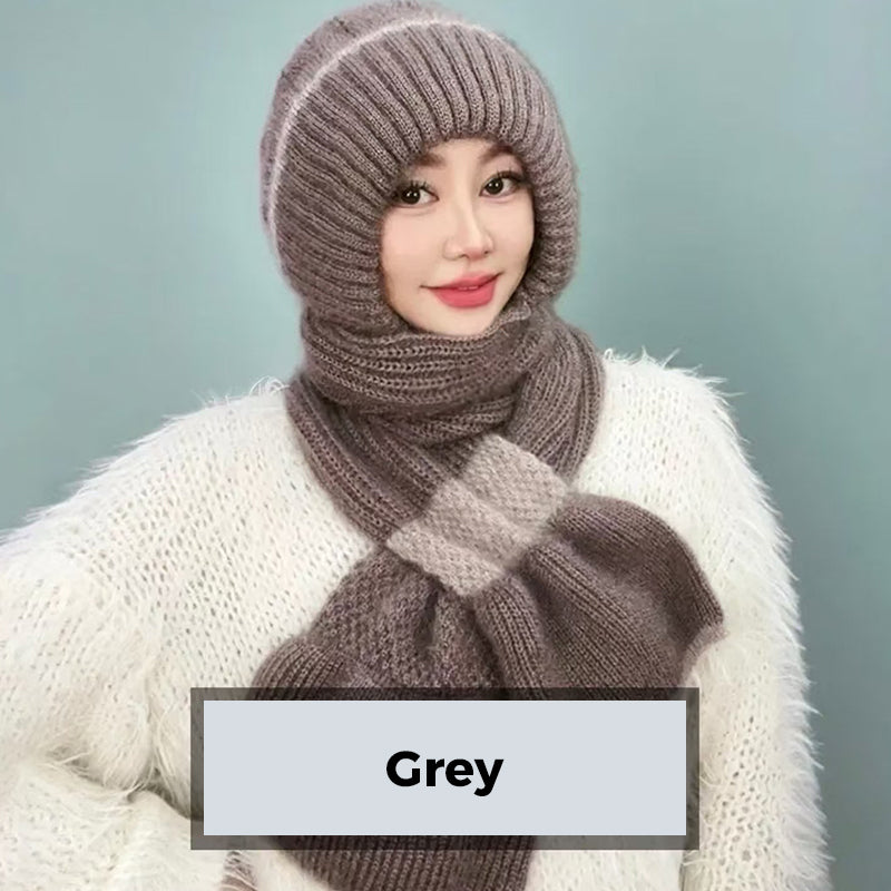Warm Hooded Scarf