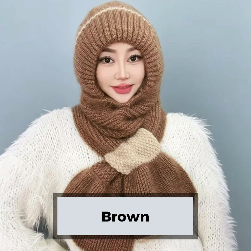 Warm Hooded Scarf