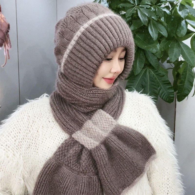 Warm Hooded Scarf