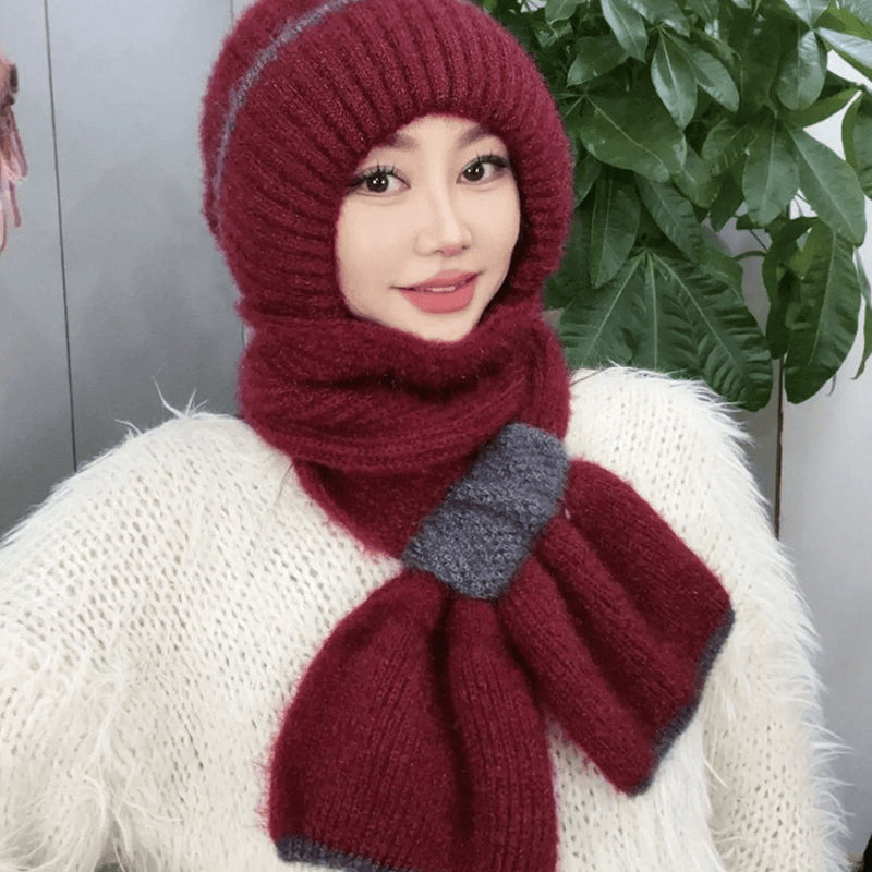 Warm Hooded Scarf