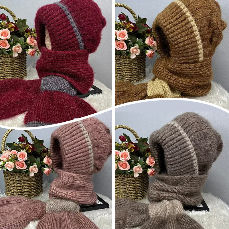 Warm Hooded Scarf