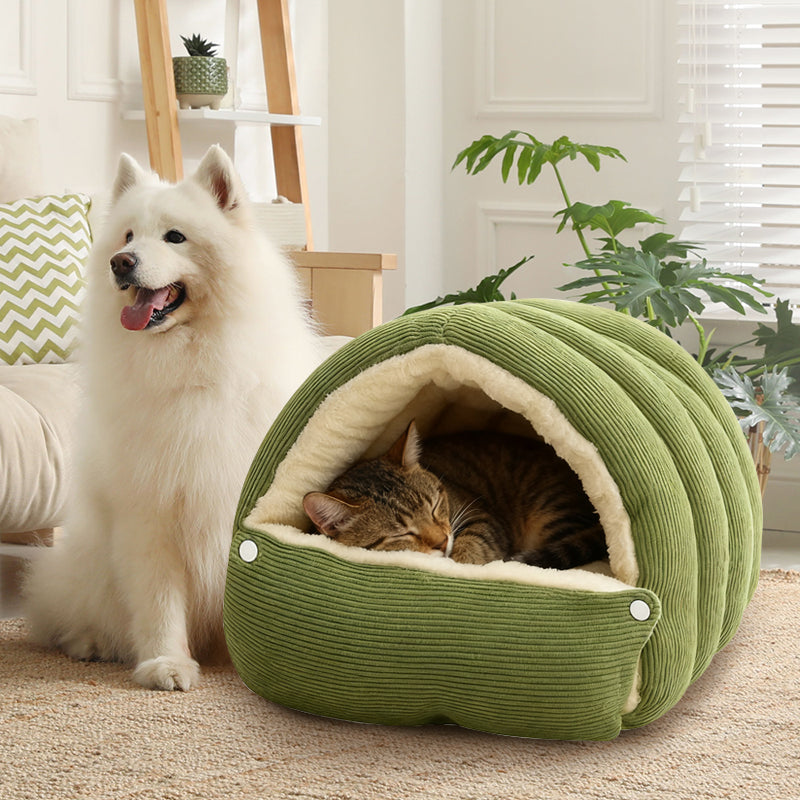 Warm Pet Cave Bed