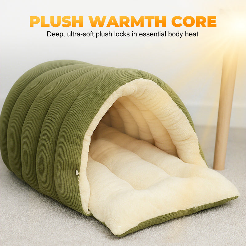 Warm Pet Cave Bed