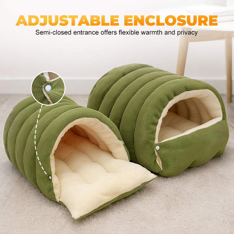 Warm Pet Cave Bed