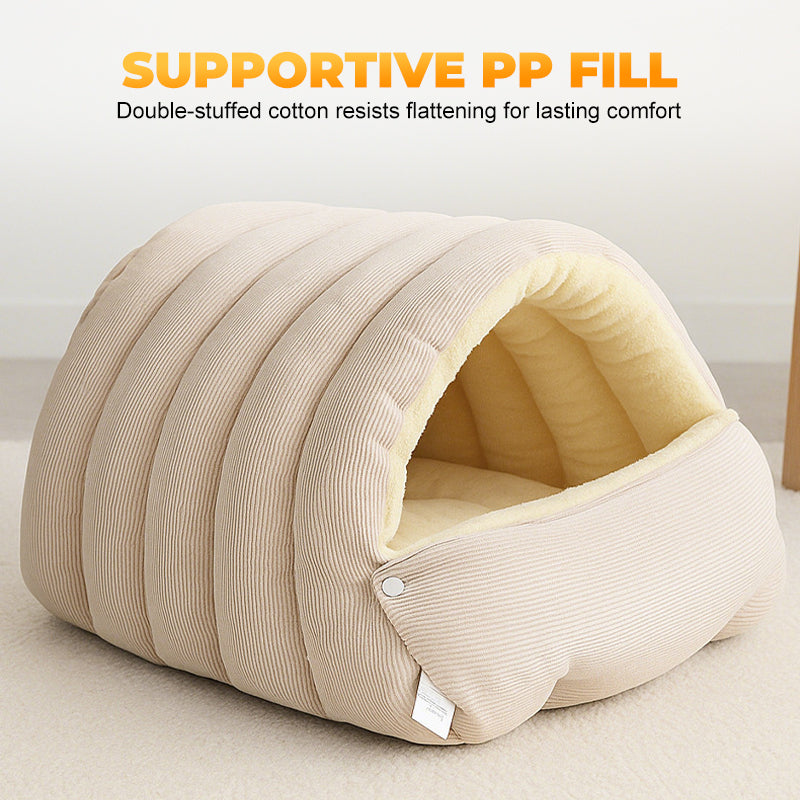 Warm Pet Cave Bed