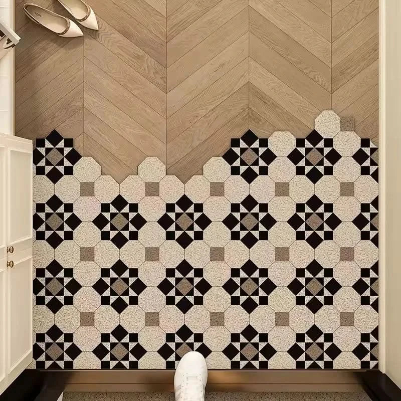 Washable Non-Slip PVC Indoor Entrance Mat for Home and Kitchen