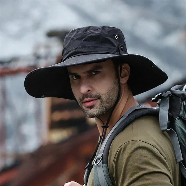 Water-Repellent Outdoor Summer Hat with Chin Strap – Ranger