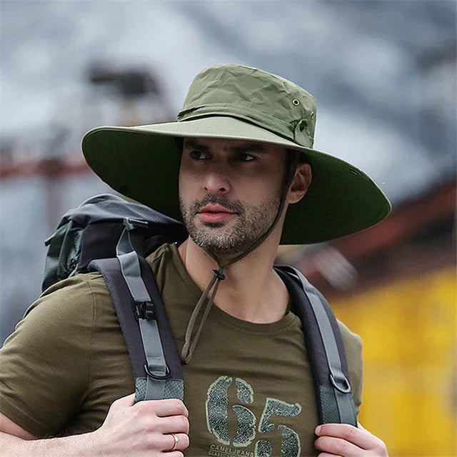 Water-Repellent Outdoor Summer Hat with Chin Strap – Ranger