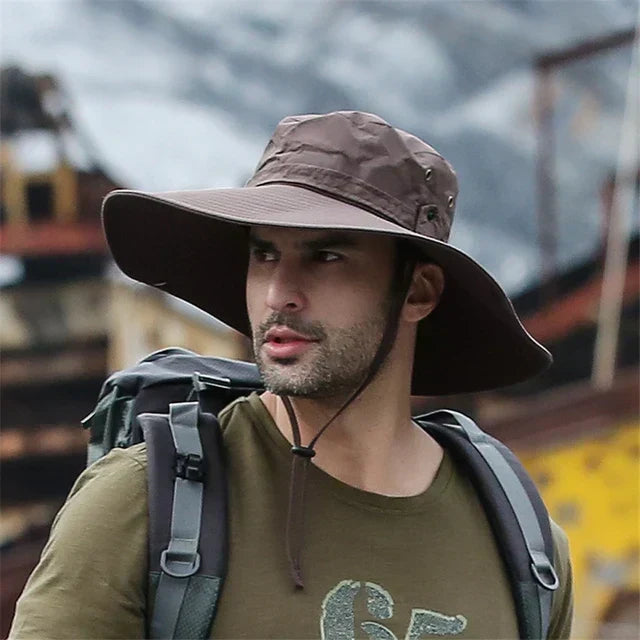 Water-Repellent Outdoor Summer Hat with Chin Strap – Ranger