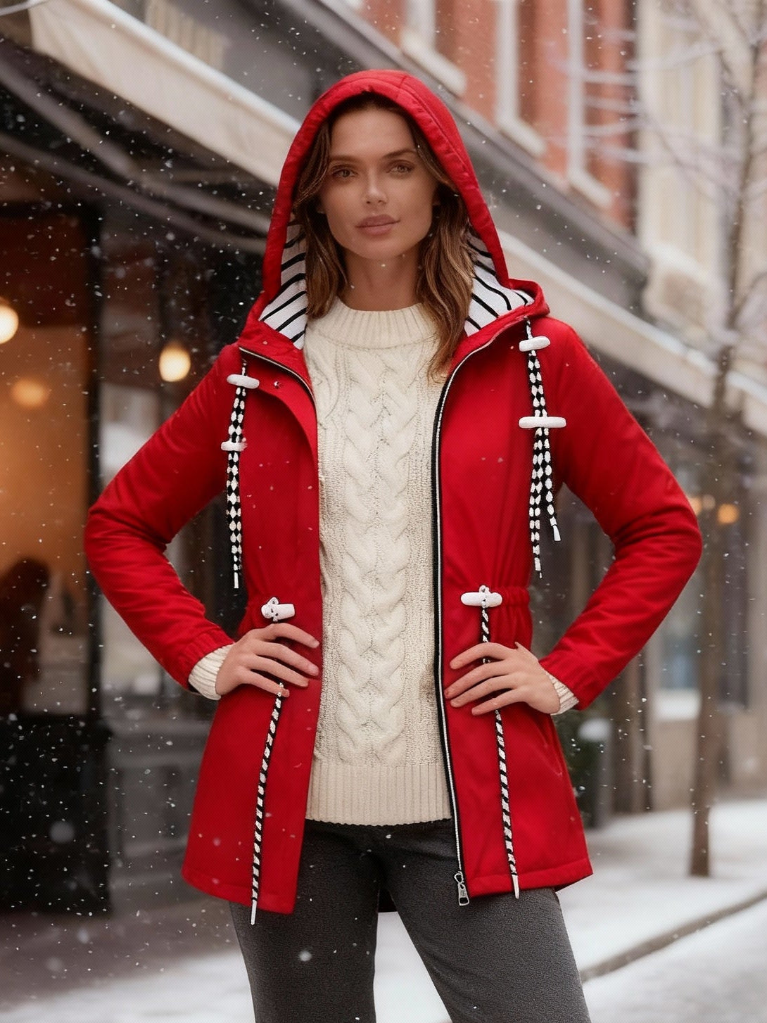 Waterproof All-Season Long Jacket