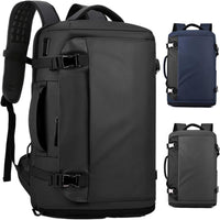 Waterproof Laptop Backpack with Side-Open Design & USB-C Port
