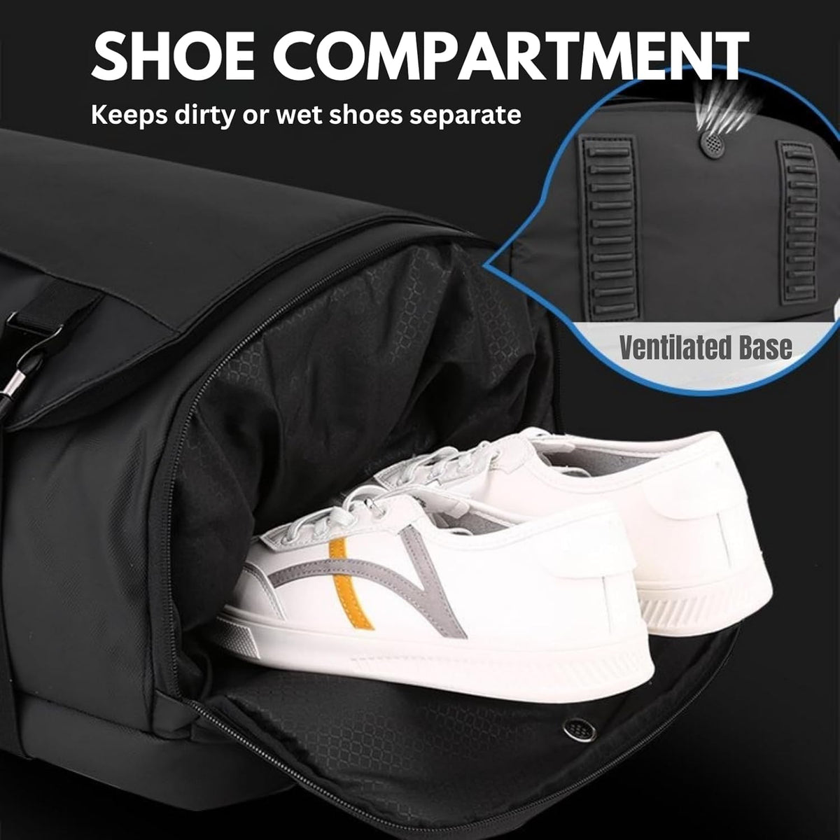 Waterproof Laptop Backpack with Side-Open Design & USB-C Port