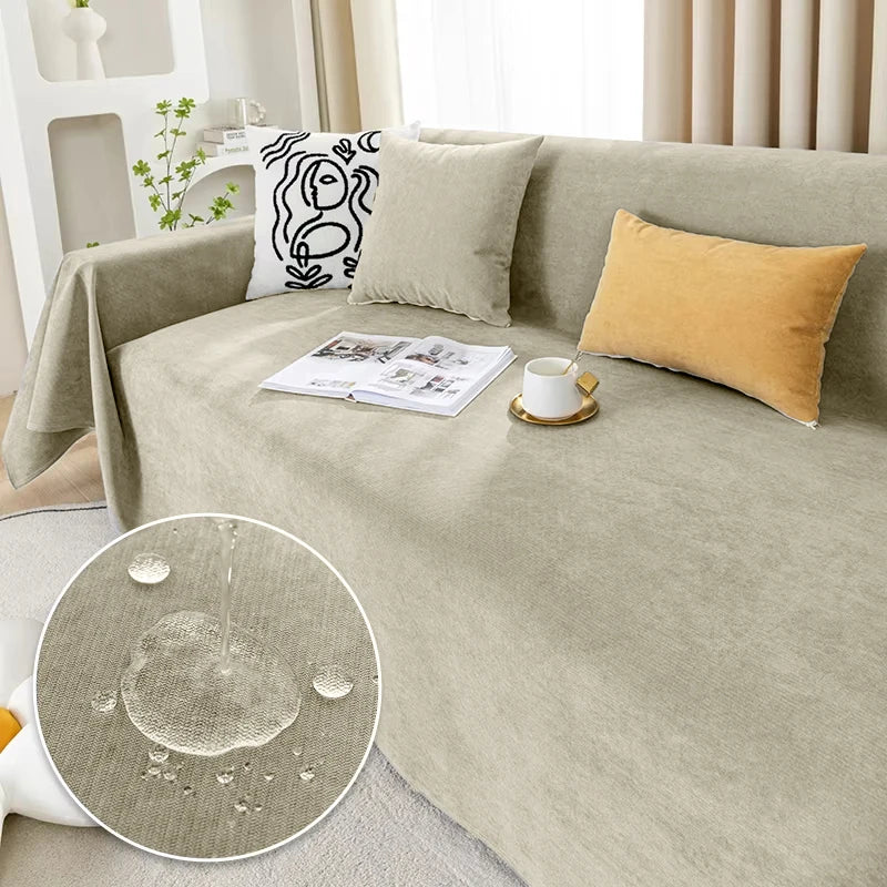 Waterproof & Scratch-Resistant Sofa Cover - Dustproof Multifunctional Throw Blanket for Sofas, Beds & Living Spaces