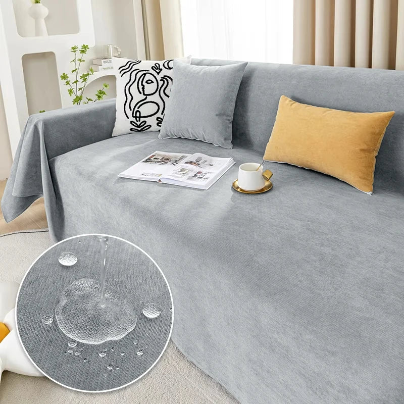 Waterproof & Scratch-Resistant Sofa Cover - Dustproof Multifunctional Throw Blanket for Sofas, Beds & Living Spaces