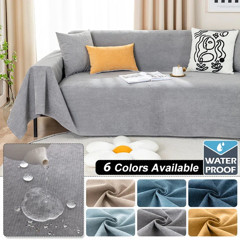 Waterproof & Scratch-Resistant Sofa Cover - Dustproof Multifunctional Throw Blanket for Sofas, Beds & Living Spaces