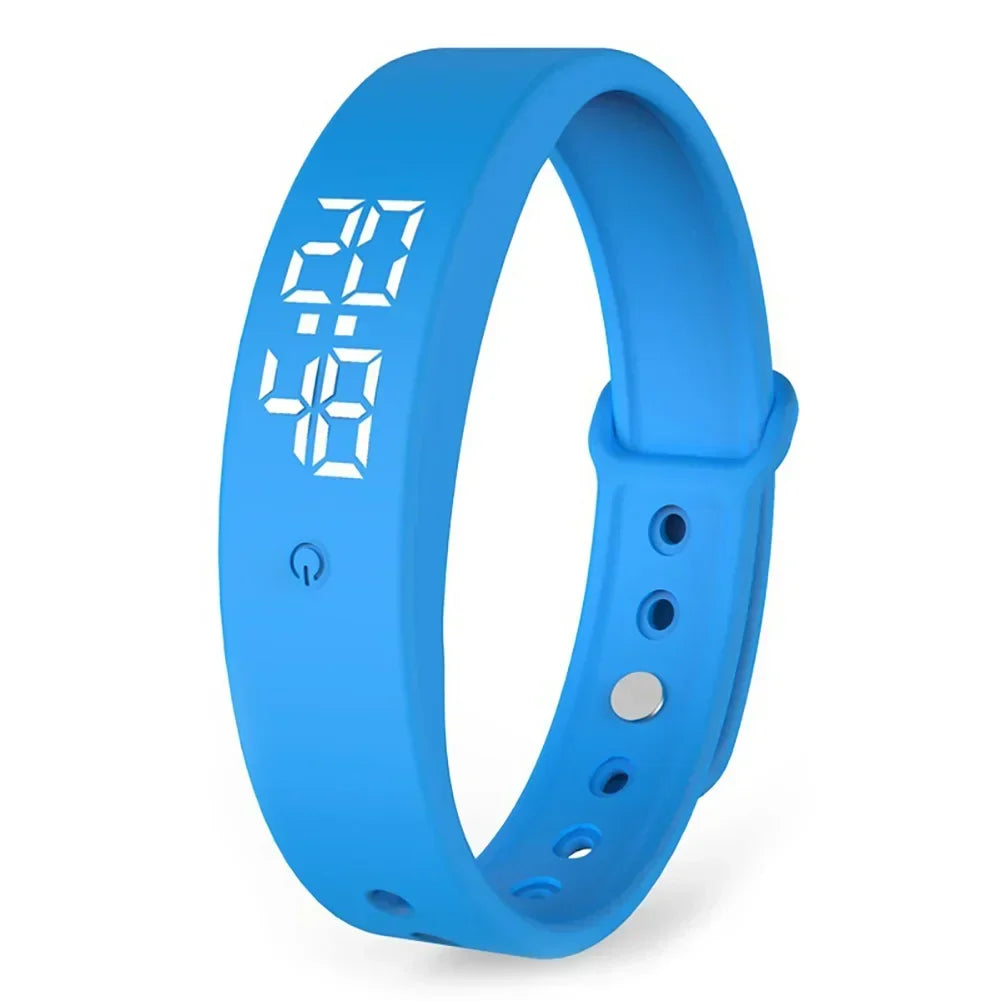 Waterproof Smartwatch Fitness Tracker with Vibration Alarm and Temperature Measurement