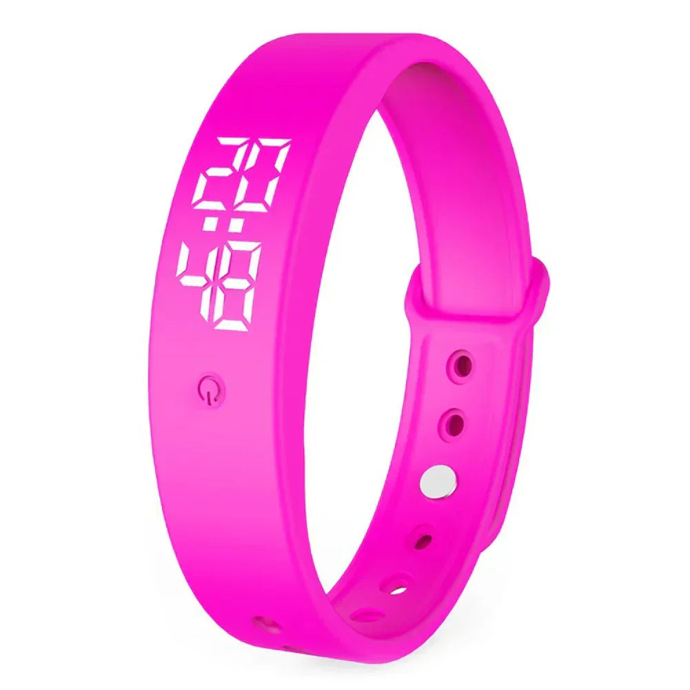 Waterproof Smartwatch Fitness Tracker with Vibration Alarm and Temperature Measurement