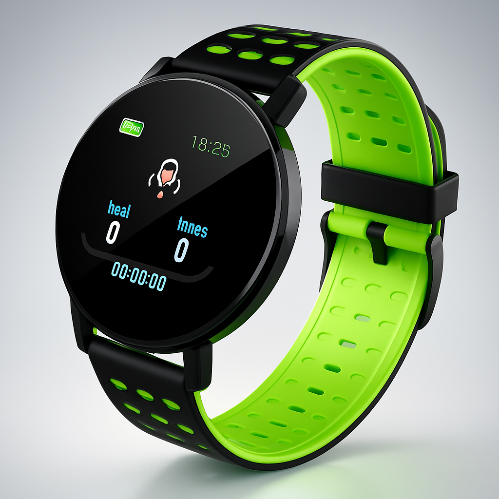 Waterproof Smartwatch with Fitness and Sleep Tracking for Daily Use