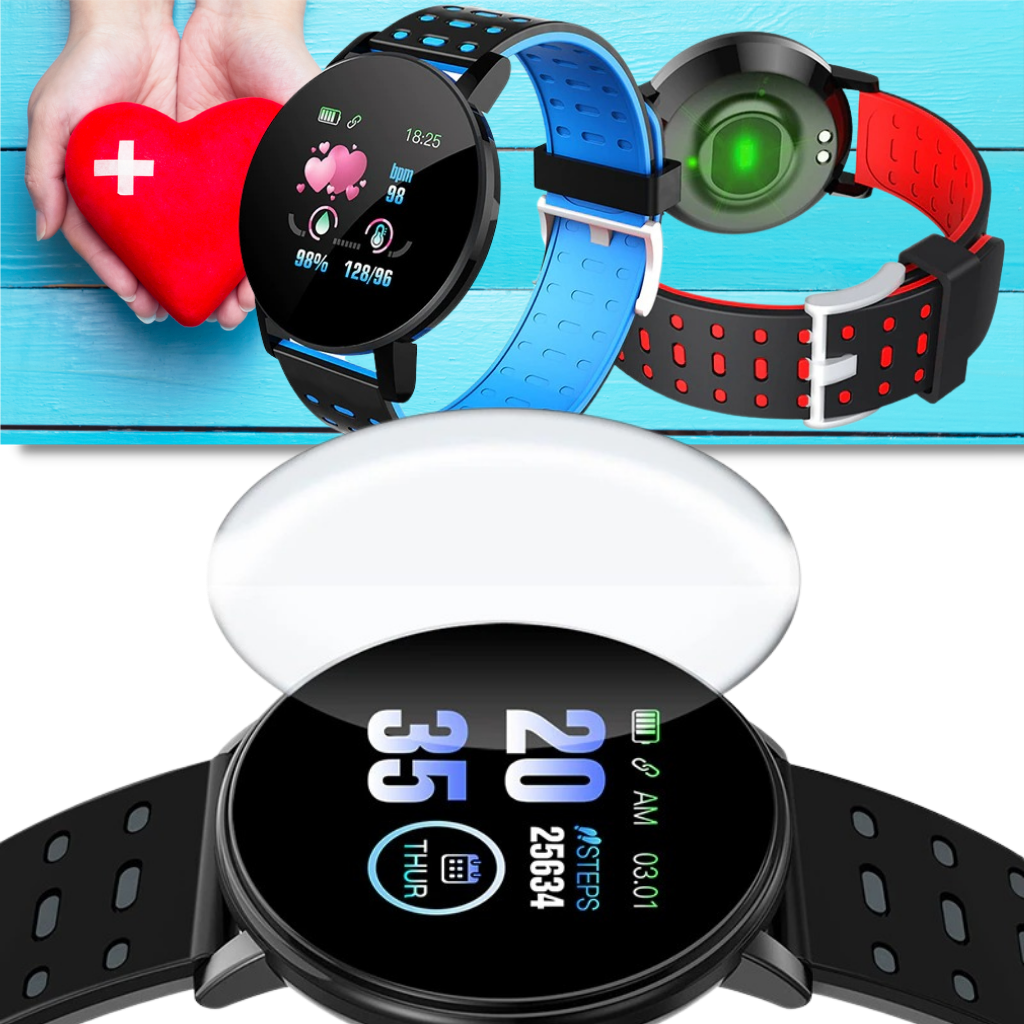 Waterproof Smartwatch with Fitness and Sleep Tracking for Daily Use