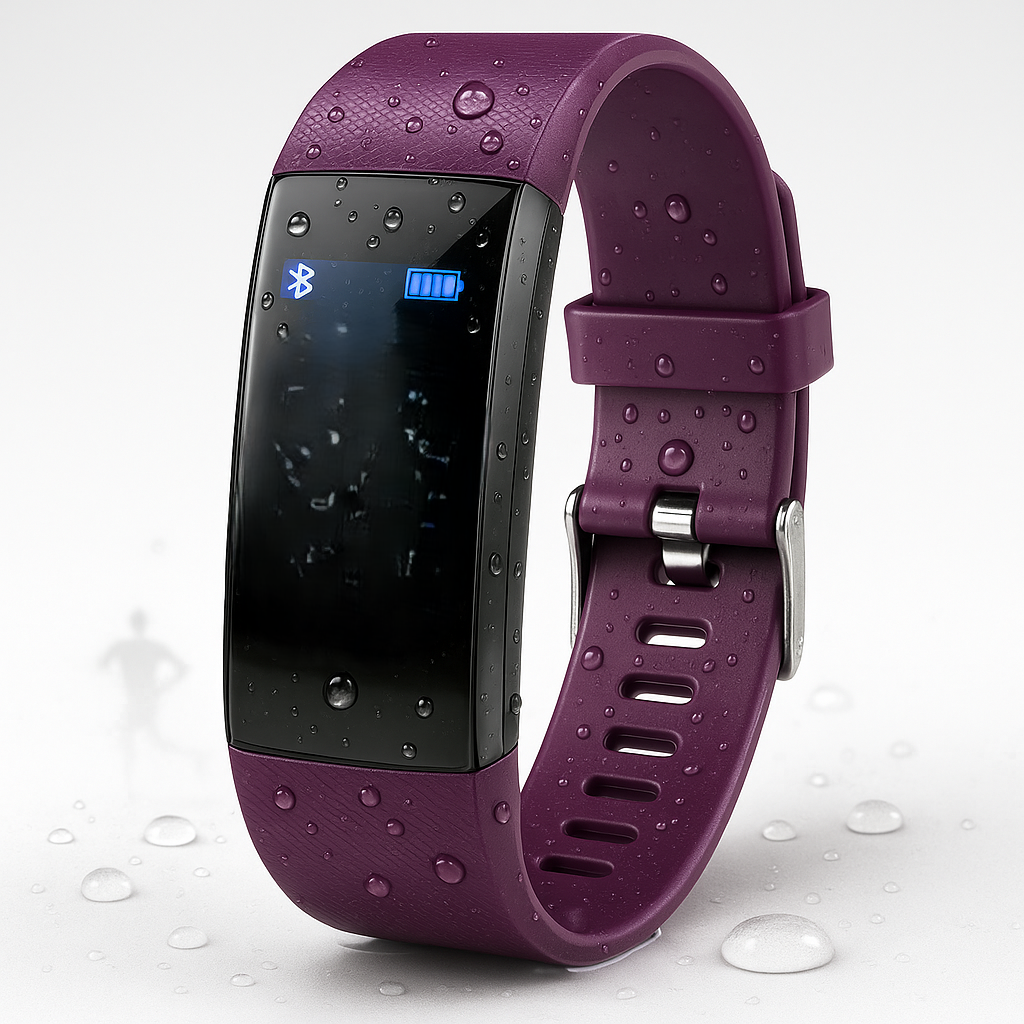 Waterproof Smartwatch with Heart Rate Monitor and Bluetooth for Active Lifestyles and Fitness Tracking