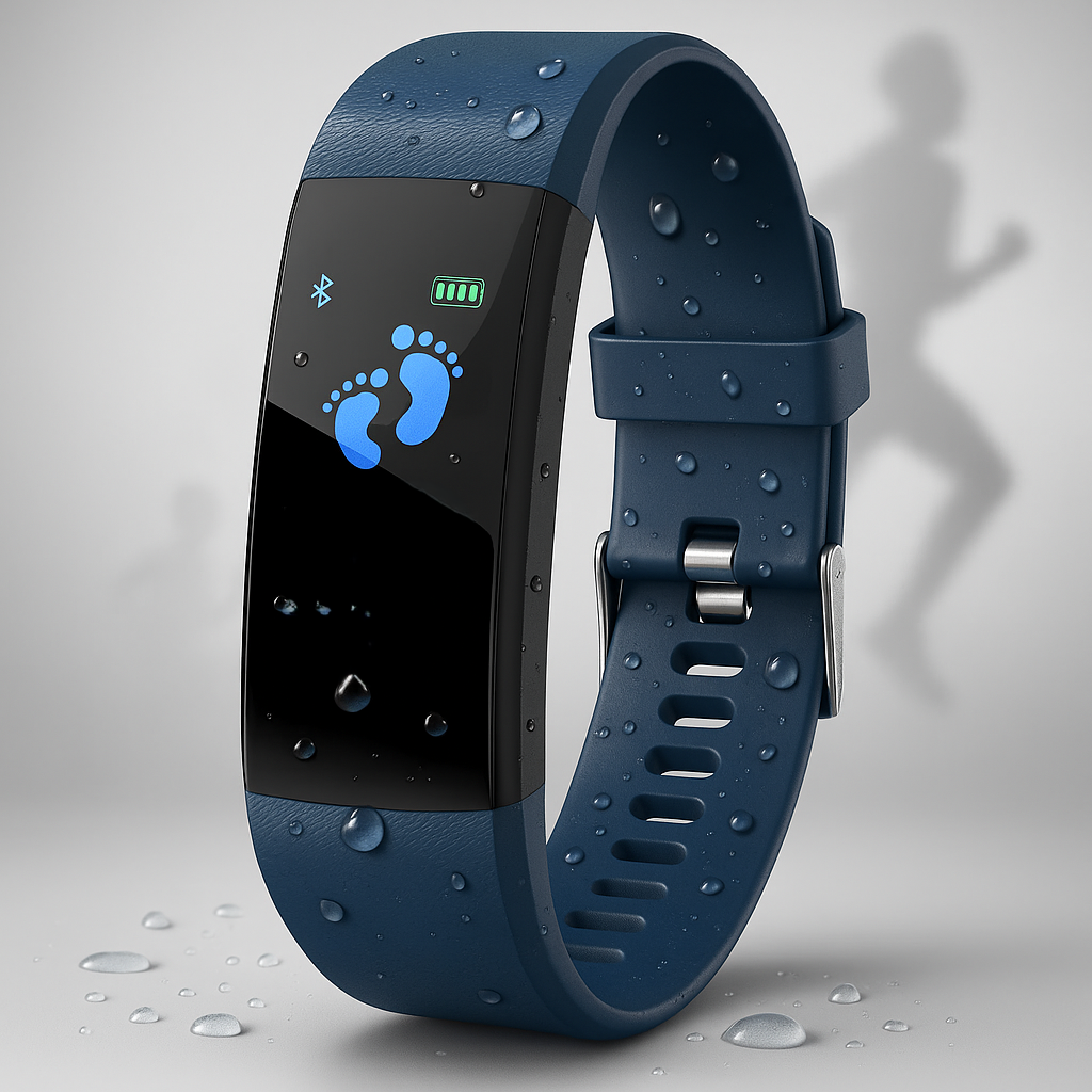 Waterproof Smartwatch with Heart Rate Monitor and Bluetooth for Active Lifestyles and Fitness Tracking