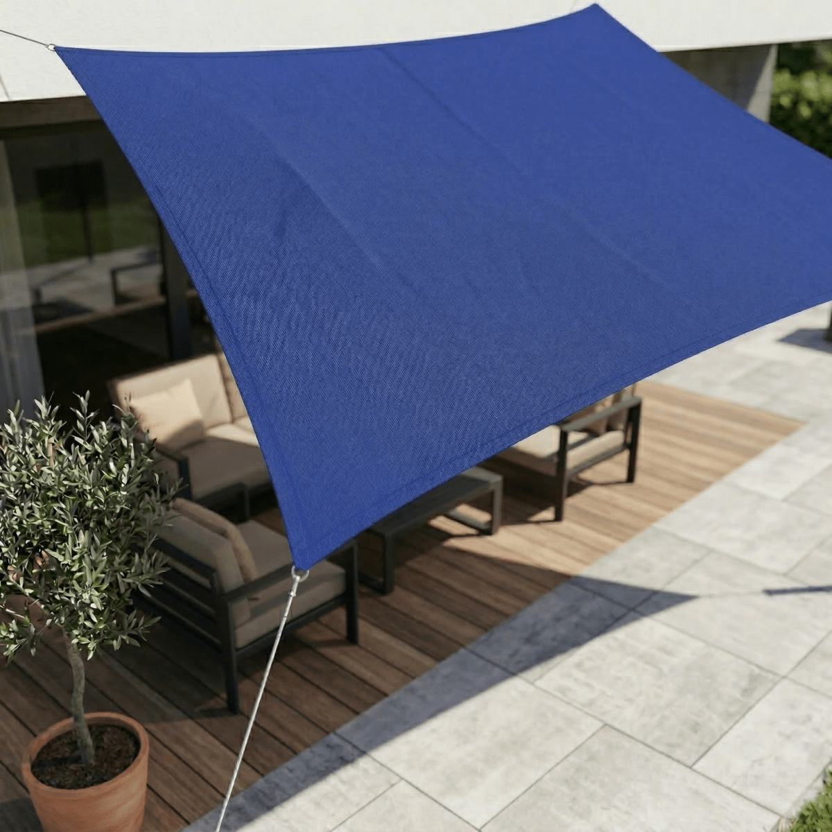 Waterproof Sun Shade Sail with UV Protection for Patio and Balcony