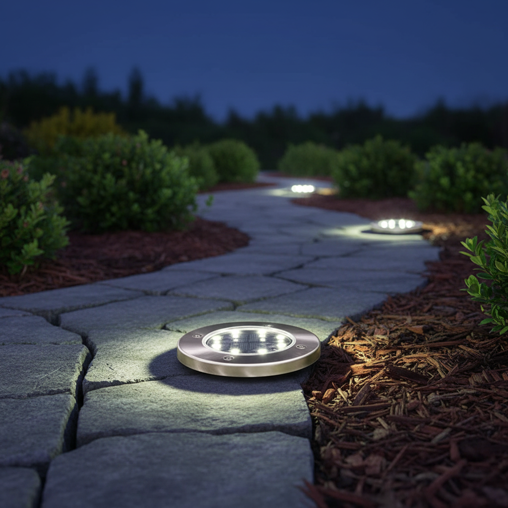 Weatherproof Stainless Steel Look Outdoor Light