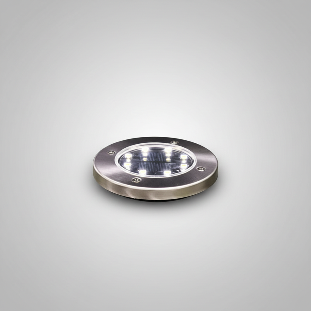 Weatherproof Stainless Steel Look Outdoor Light