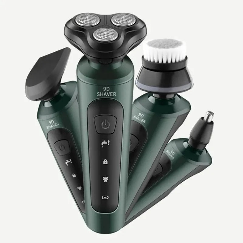 Wet and Dry Electric Trimmer and Shaver Set
