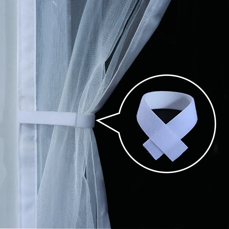 White Magnetic Screen Door