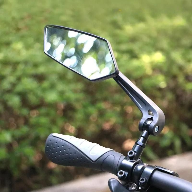 Wide-Angle Bike Rearview Mirror - Enhanced Vision Cycling Safety