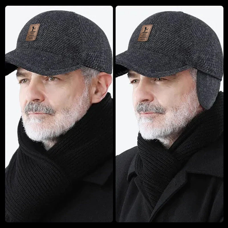 Winter Baseball Cap with Ear Flaps - Warm, Stylish and Practical
