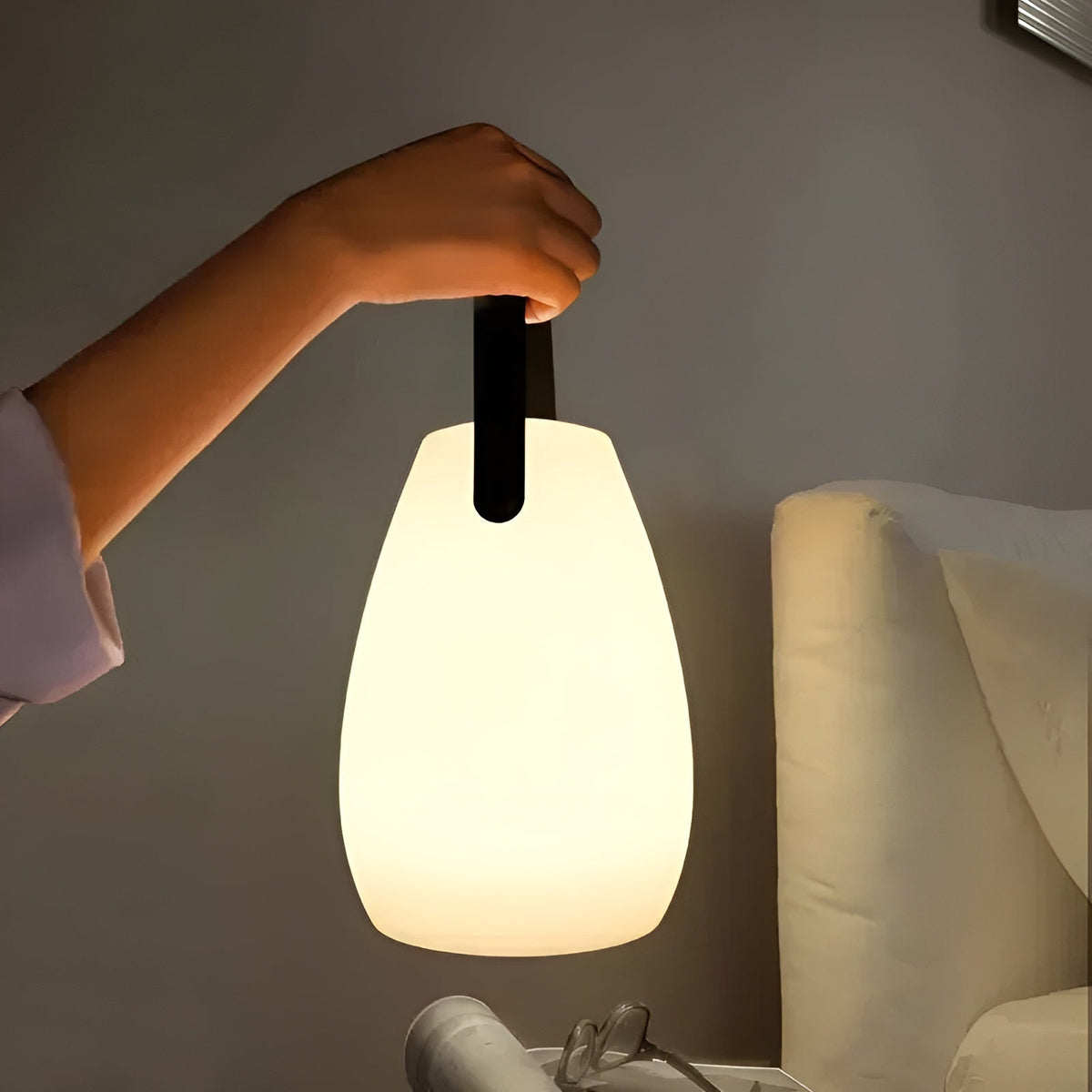 Wireless LED Table Lamp – Waterproof, Rechargeable, 16 Colors