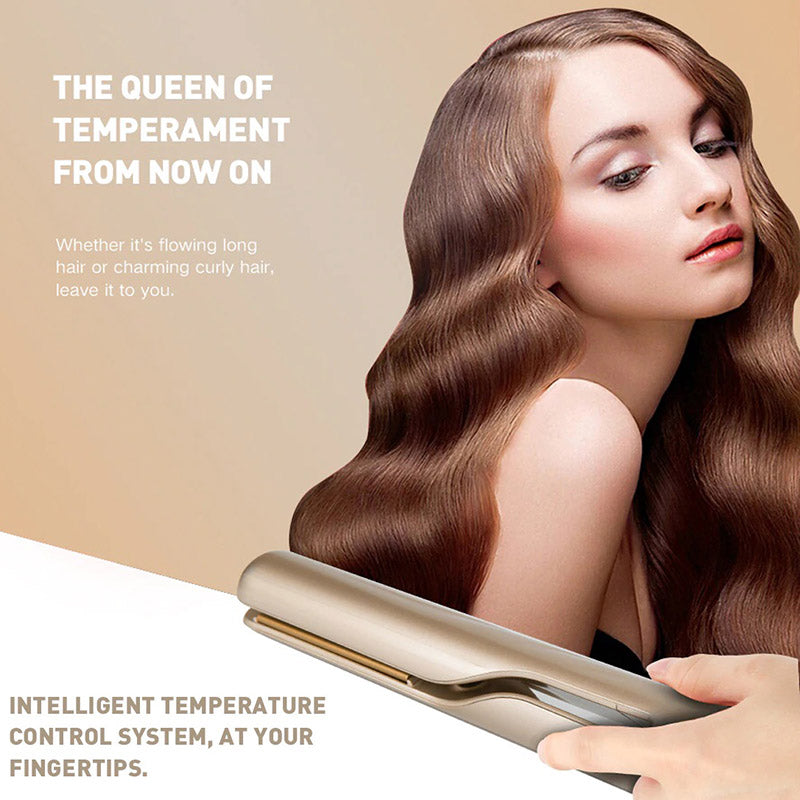 Women's 2-in-1 Hair Styler: Straightening & Curling