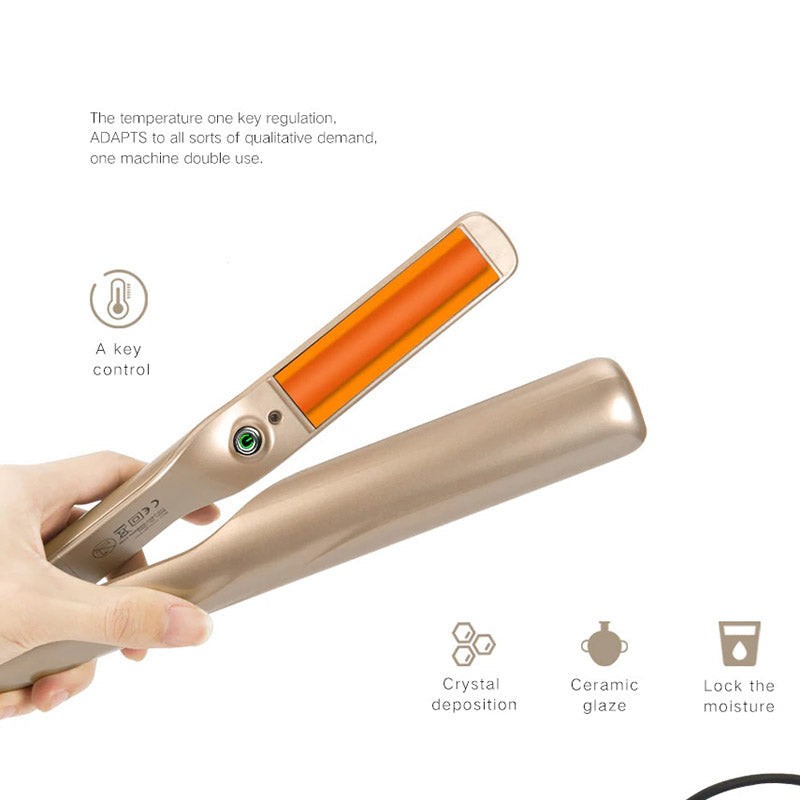 Women's 2-in-1 Hair Styler: Straightening & Curling