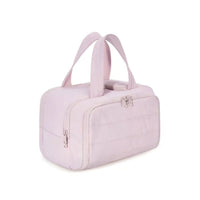 Women's 4-in-1 Puffy Toiletry Bag – Large Travel Makeup & Skincare Organizer