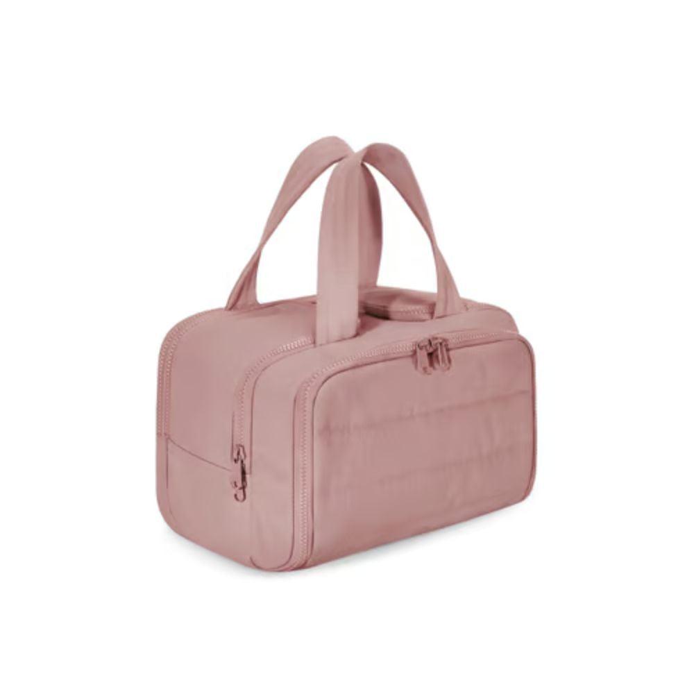 Women's 4-in-1 Puffy Toiletry Bag – Large Travel Makeup & Skincare Organizer