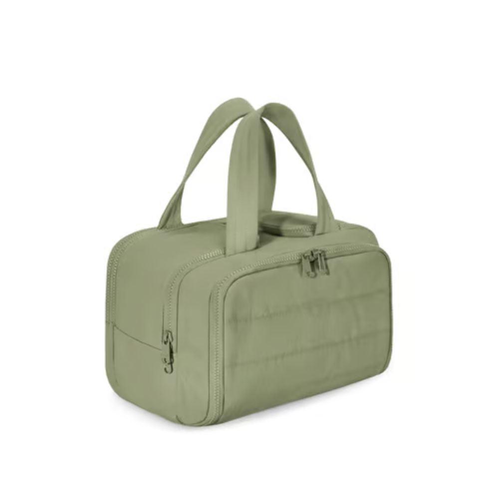 Women's 4-in-1 Puffy Toiletry Bag – Large Travel Makeup & Skincare Organizer
