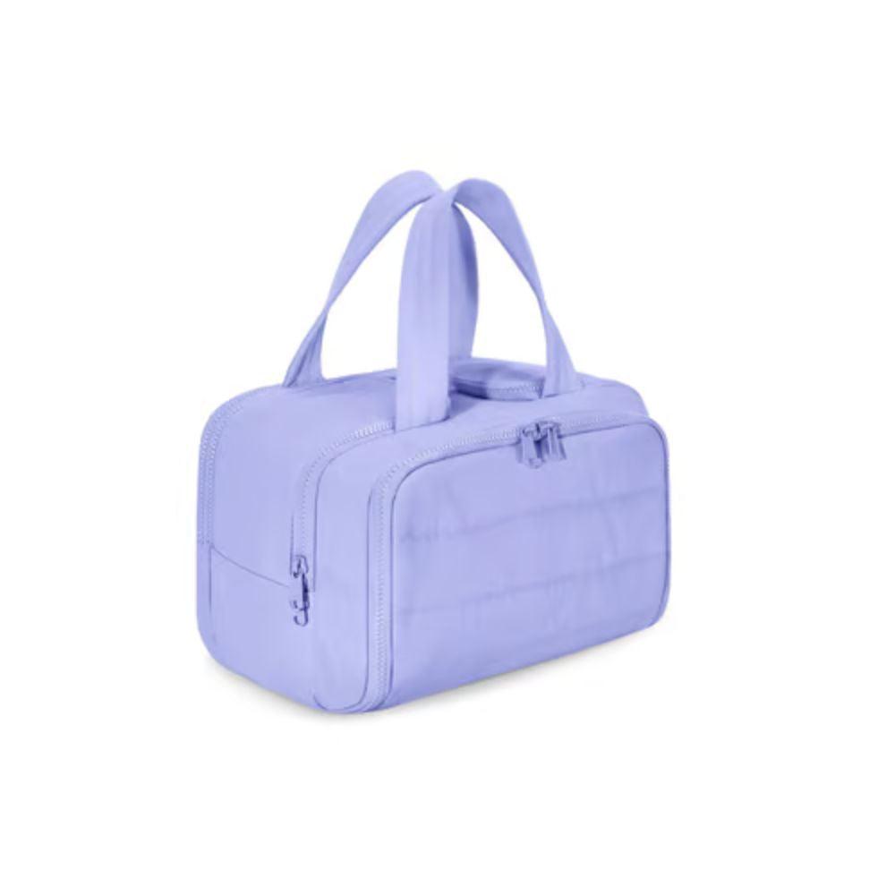 Women's 4-in-1 Puffy Toiletry Bag – Large Travel Makeup & Skincare Organizer
