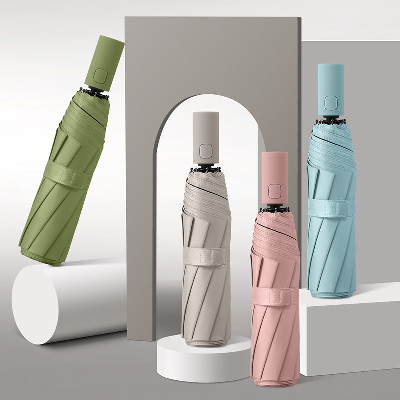 Women's Automatic Folding Umbrella with Ultra-Lightweight Design