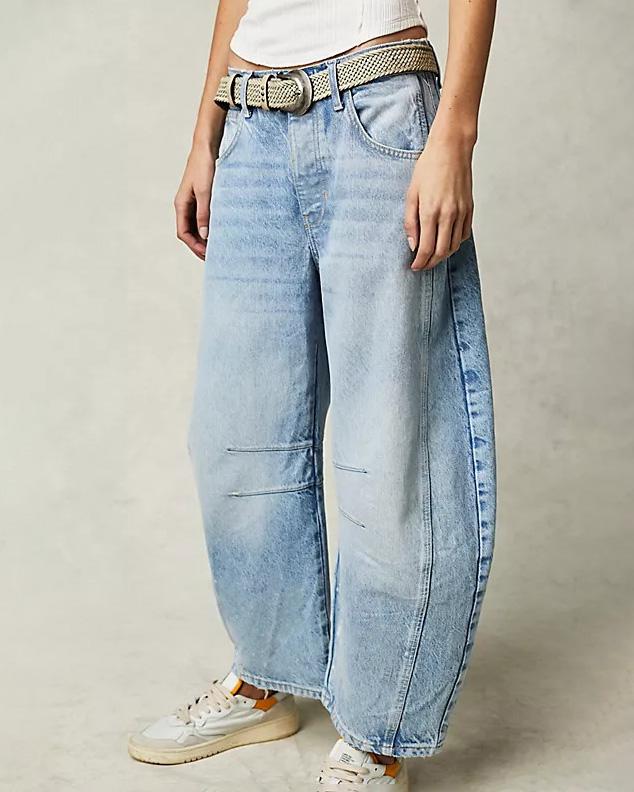 Women's Barrel Leg Jeans – Autumn Edition