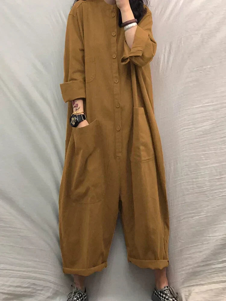 Women's Breezy Wide-Cut Summer Jumpsuit