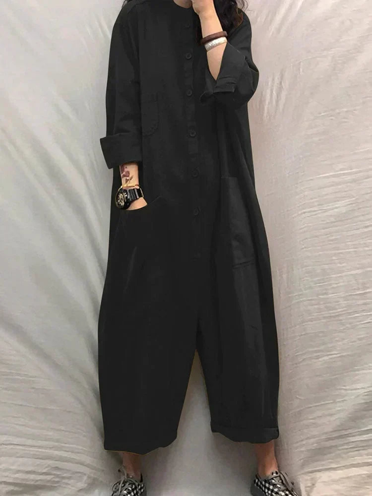 Women's Breezy Wide-Cut Summer Jumpsuit