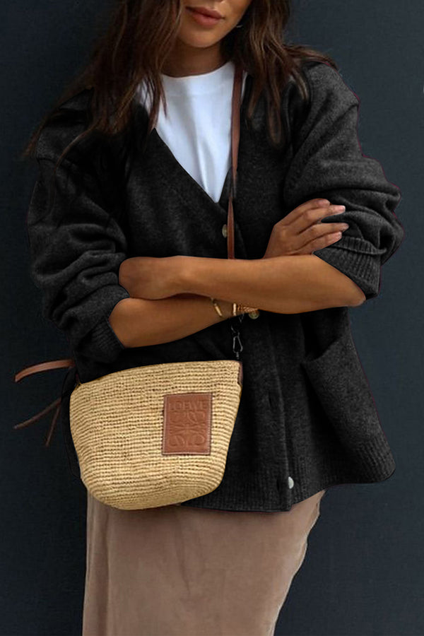 Women's Button-Down Long Sleeve Cardigan