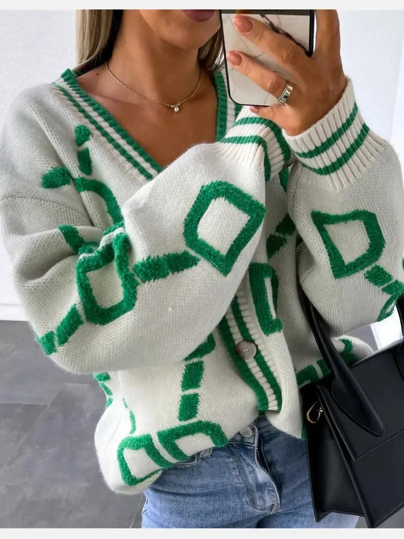 Women's Button-Front Cardigan