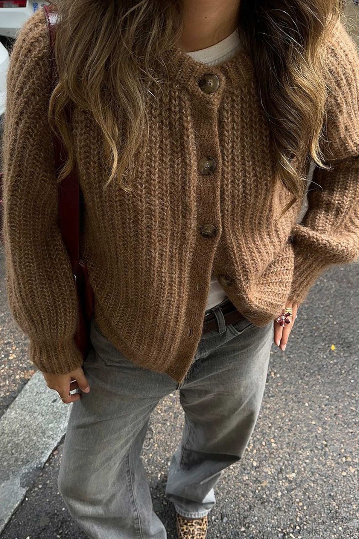 Women's Cardigan with Buttons