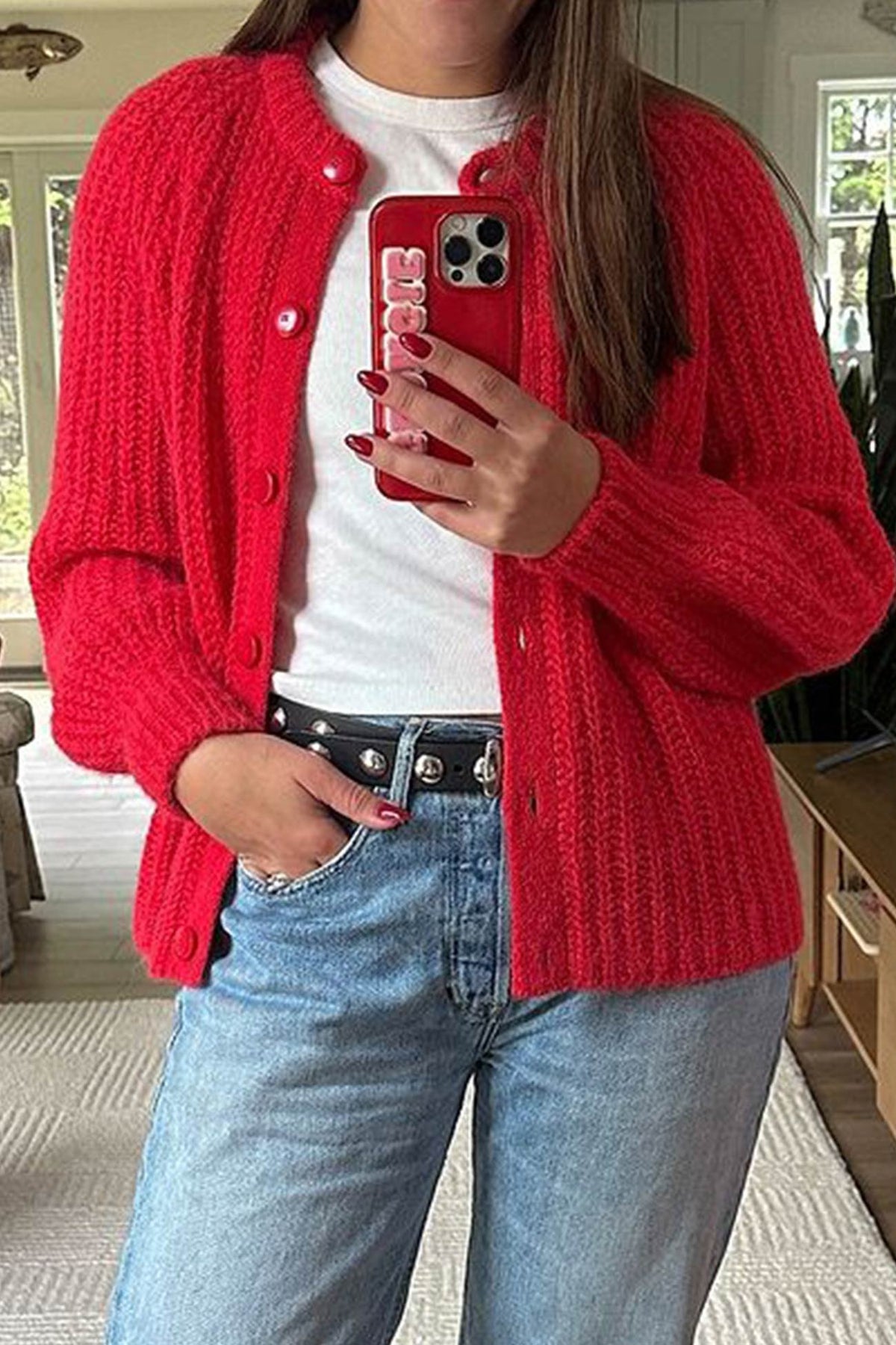 Women's Cardigan with Buttons